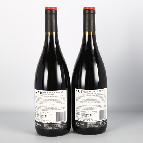 2070 - Kupe Single Vineyard Pinot Noir 2014, Escarpment, Martinborough x 2 bottles.