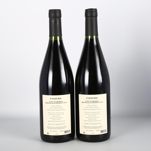 2073 - Cincuenta y Cinco Pinot Noir 2011, Bodega Chacra, Patagonia x 2 bottles.