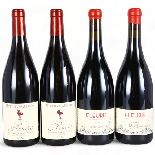 2080 - Fleurie 2015, Julien Sunier x 2 bottles.  Fleurie Domaine de la Madriere Vielles Vignes 2016,  Steph... 