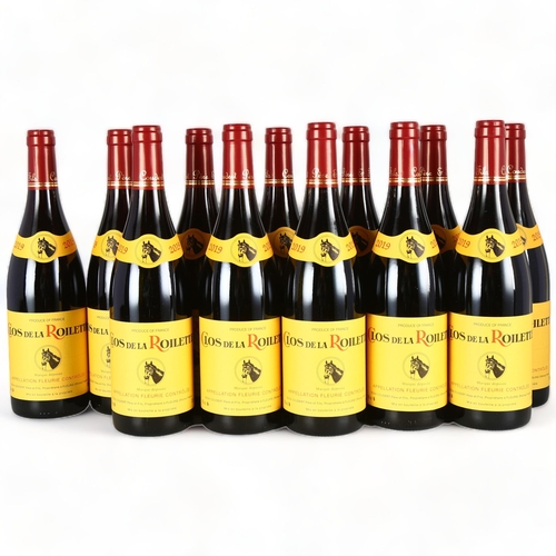 2088 - Fleurie Clos de la Roilette 2019, Domaine Coudert x 1 case of 12 bottles.