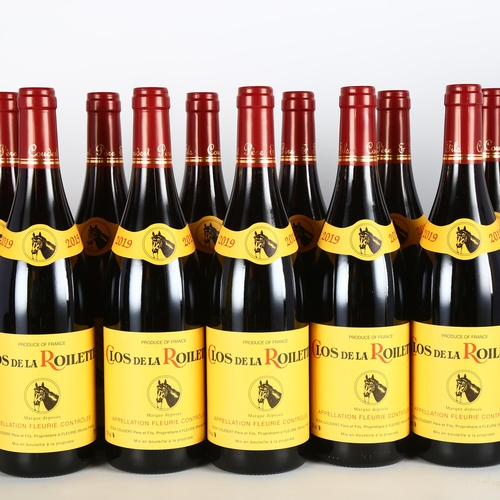 2088 - Fleurie Clos de la Roilette 2019, Domaine Coudert x 1 case of 12 bottles.