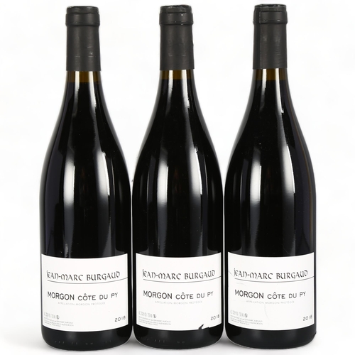 2091 - Morgon Cote de Py 2018, Jean-Marc Burgaud x 3 bottles.