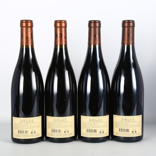 2103 - Crozes-Hermitage Domaine des Grands Chemins, Delas Freres. 2012 x 2 bottles, 2013 x 2 bottles