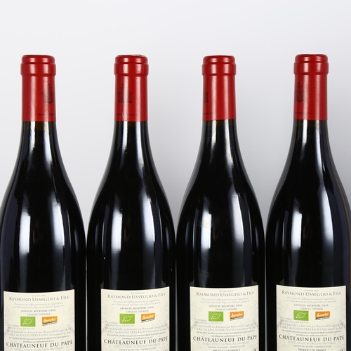 2116 - Chateauneuf-du-Pape 2015, Raymond Usseglio x 4 bottles.