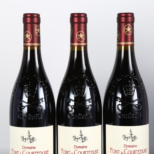 2118 - Chateauneuf-du-Pape 2018, Font de Courtedune x 3 bottles.