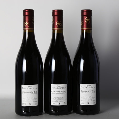 2118 - Chateauneuf-du-Pape 2018, Font de Courtedune x 3 bottles.