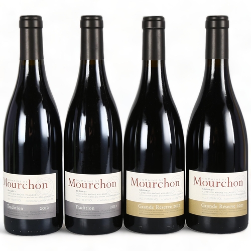 2142 - Cotes du Rhone Villages Seguret 2012, Domaine de Mourchon. Grande Reserve x 2 bottles and Cuvee Trad... 