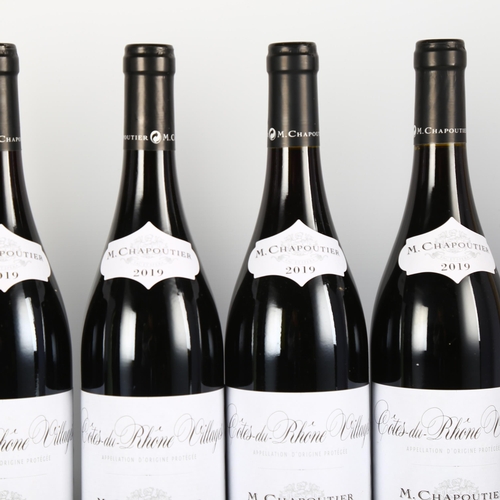 2143 - Cotes du Rhone Villages 2019, Chapoutier x 5 bottles.