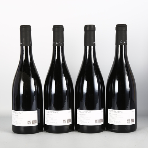 2145 - Cotes du Rhone La Reserve 2015, Le Clos du Caillou x 4 bottles.