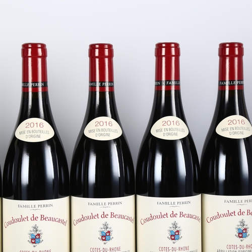 2147 - Cotes du Rhone Coudoulet de Beaucastel 2016, Famille Perrin x 6 bottles.