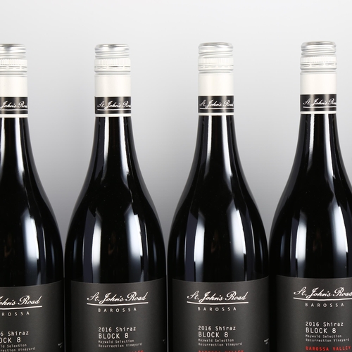 2156 - Barossa Valley Block 8 Shiraz 2016, St John's Road. x 6 Bottles