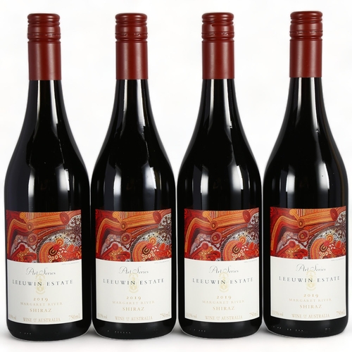 2157 - Margaret River Art Series Shiraz 2019, Leeuwin x 4 bottles.