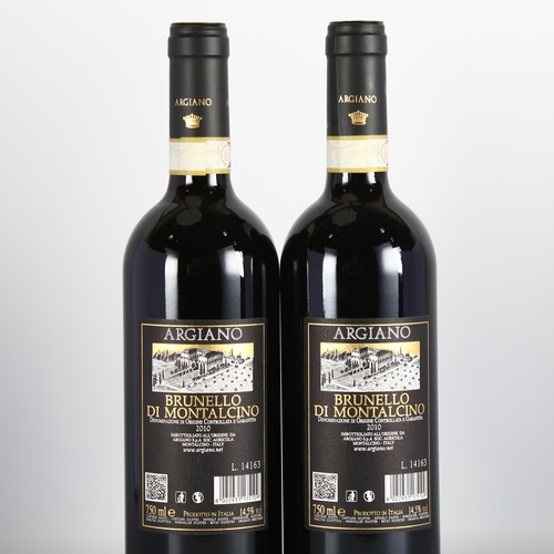 2174 - Brunello di Montalcino 2010, Argiano x 2 bottles.