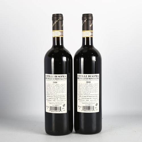 2175 - Brunello di Montalcino 2010, Citille di Sopra x 2 bottles.