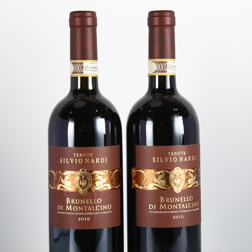 2177 - Brunello di Montalcino 2010, Silvio Nardi x 2 bottles.