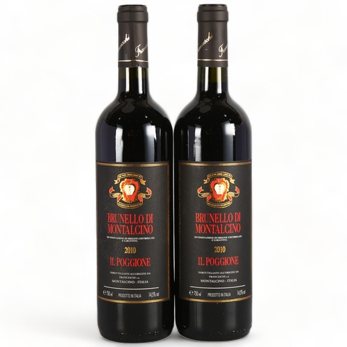 2178 - Brunello di Montalcino 2010, Il Poggione x 2 bottles.