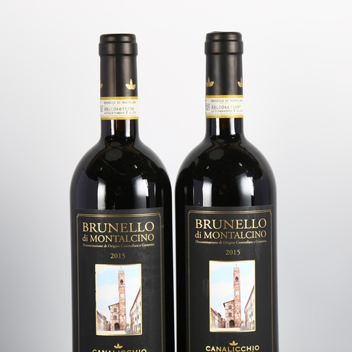 2180 - Brunello di Montalcino 2015, Canalicchio di Sopra x 2 bottles.