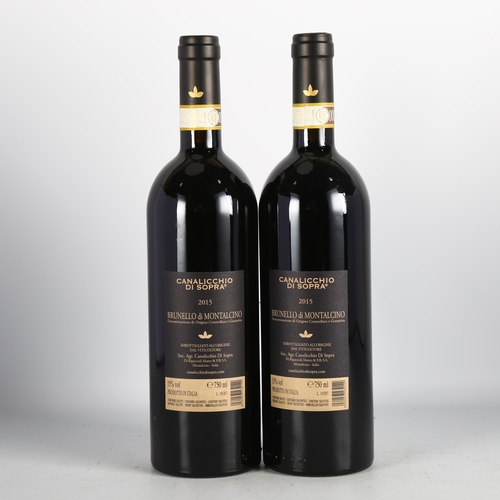 2180 - Brunello di Montalcino 2015, Canalicchio di Sopra x 2 bottles.