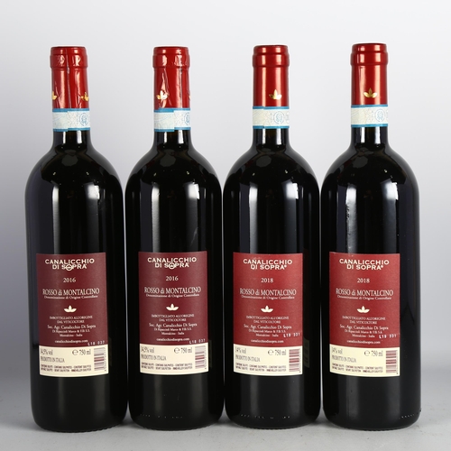 2181 - Rosso di Montalcino, Canalicchio di Sopra. 2016 x 2 bottles. 2018 x 2 bottles.