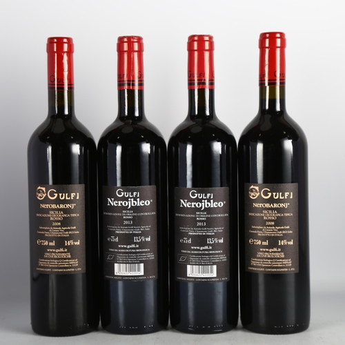 2191 - Sicilia IGT, Gulfi. Nerobaronj 2008 x 2 bottles. Nerobleo 2013 x 2 bottles.