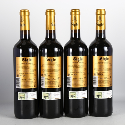 2199 - Rioja Siglo Vino de Autor 2001, Manzanos x 4 bottles.