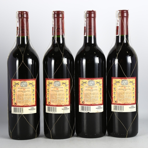 2200 - Rioja Vina Tondonia Reserva 2004, Lopez de Heredia x 4 bottles.