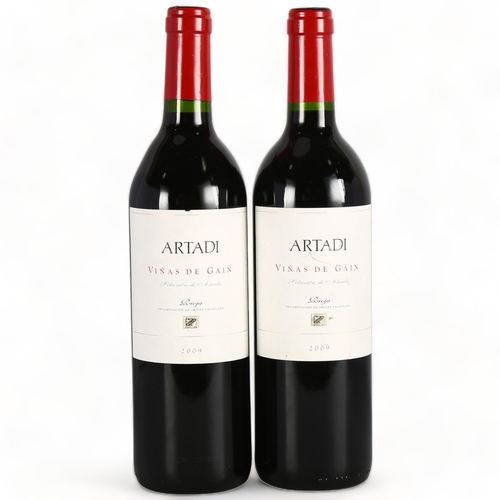 2204 - Rioja Vinas de Gain 2009, Artadi x 2 bottles.