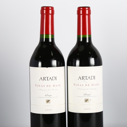 2204 - Rioja Vinas de Gain 2009, Artadi x 2 bottles.