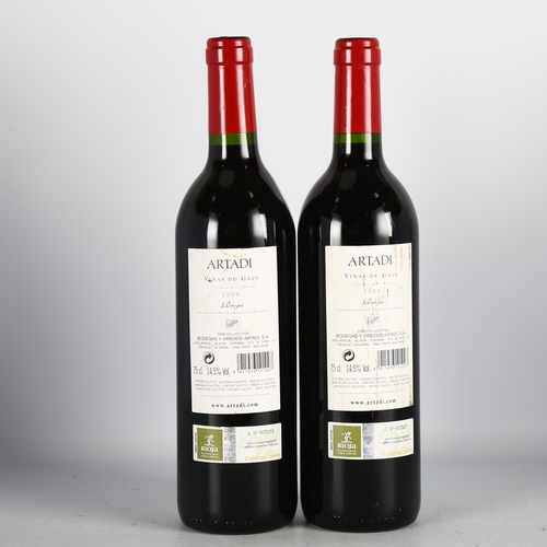 2204 - Rioja Vinas de Gain 2009, Artadi x 2 bottles.