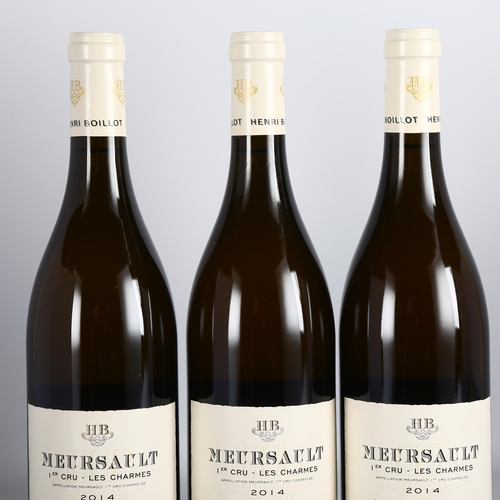 2223 - Meursault Premier Cru Les Charmes 2014, Henri Boillot x 3 bottles.