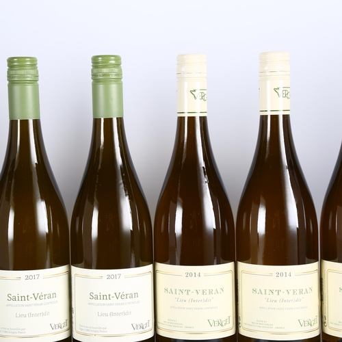 2225 - Saint-Veran Lieu Interdit, Verget. 2014 x 3 bottles. 2017 x 3 bottles.