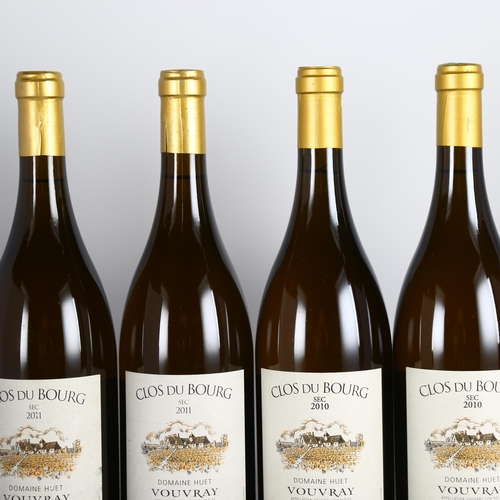 2230 - Vouvray Clos du Bourg Sec, Domaine Huet. 2010 x 2 bottles. 2011 x 2 bottles.