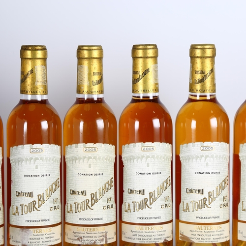 2242 - Chateau La Tour Blanche 2005, Sauternes. 6 x 37.5cl half bottles.