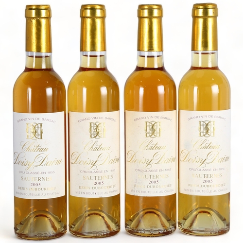 2244 - Chateau Doisy-Daene 2005, Barsac. 4 x 37.5cl half bottles.