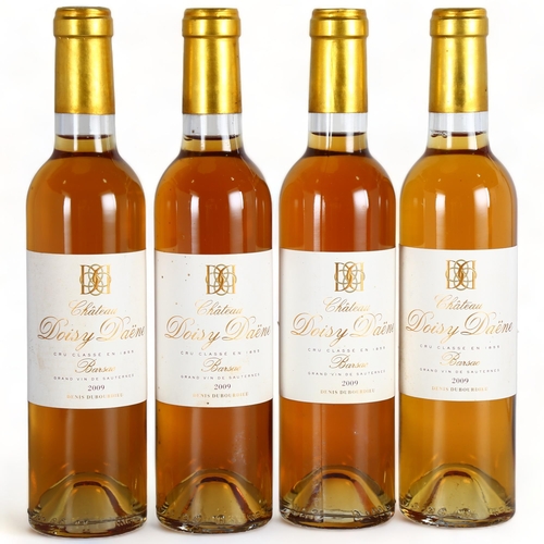 2245 - Chateau Doisy-Daene 2009, Barsac. 4 x 37.5cl half bottles.