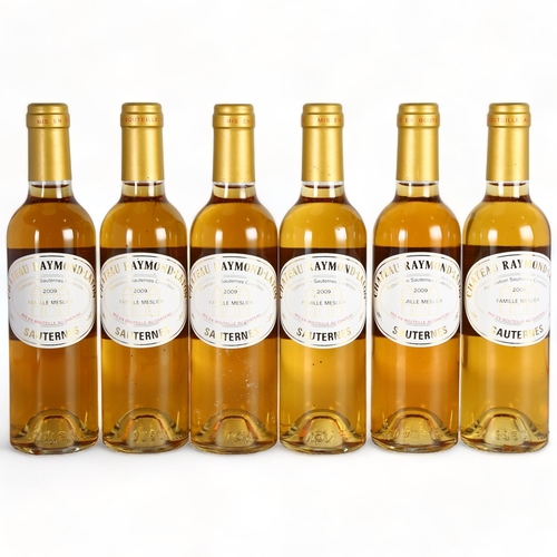 2247 - Chateau Raymond-Lafon 2009, Sauternes. 6 x 37.5cl half bottles.