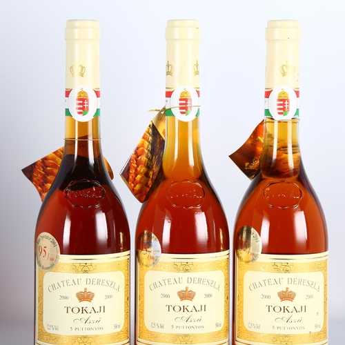 2250 - Tokaji 5 Puttonyos 2000, Chateau Dereszla. 3 x 50cl bottles.