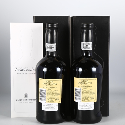 2252 - Vin de Constance 2007, Klein Constantia. 2 x 50cl bottles in presentation boxes.