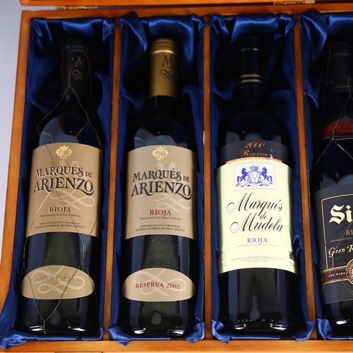 2255 - 6 bottles Rioja, Marques de Arienzo 1998 Gran Reserva & 2002 Reserva, Marques de Mudela 2000 Reserva... 