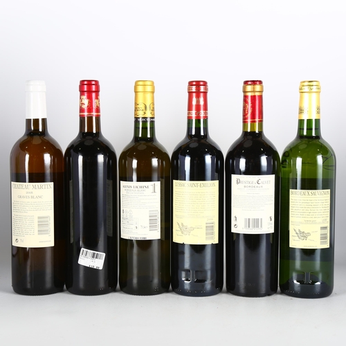 2261 - Roc de Lussac, Saint Emilion 2006, Franc Beausejour 2010, Prestige de Calvet 2009, Chateau Martin, G... 