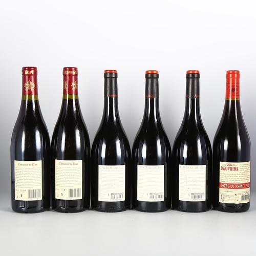 2263 - Chateau De Jau, Cotes du Rouissillon Villages, 2008 x 3 bottles. Le Marquis, Chateauneuf-du-Pape, 20... 