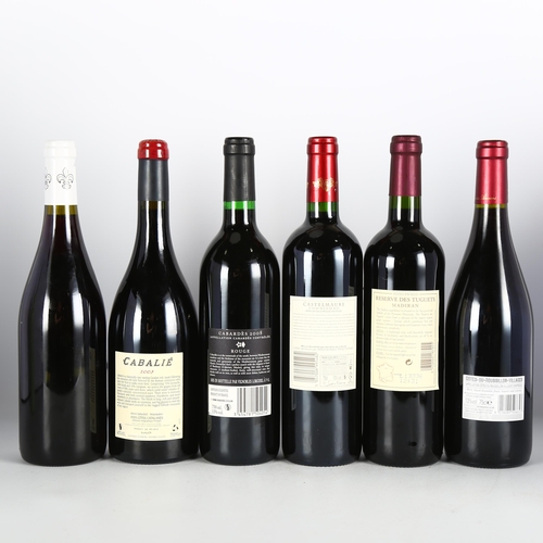 2266 - Laboure-Roi, Monthelie, 2002. Reserve des Tuguets, Madiran, 2010. Castelmaure, Corbieres, 2016. Bast... 