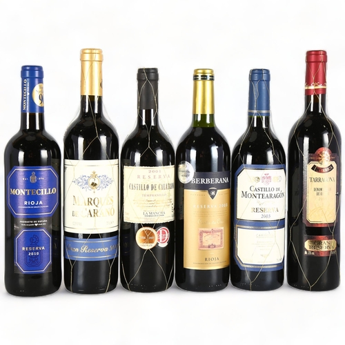 2269 - Montecillo, Reserva, Rioja, 2010. Berberana, Carta de Oro, Reserva, Rioja, 2003. Castillo de Calatra... 