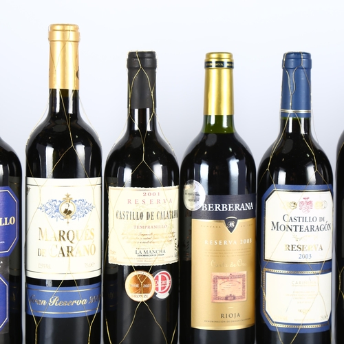 2269 - Montecillo, Reserva, Rioja, 2010. Berberana, Carta de Oro, Reserva, Rioja, 2003. Castillo de Calatra... 