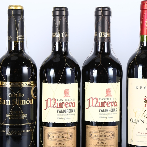 2270 - Castillo de Mureva, Gran Reserva, Valdepenas, 2007 x 2 bottles. Castillo san Simon, Gran Reserva, Ju... 