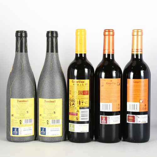 2271 - Faustino I, Gran Reserva, Rioja, 2010 x 2 bottles. Campo Viejo, Reserva, Rioja, 2003 x 2 bottles. Ca... 