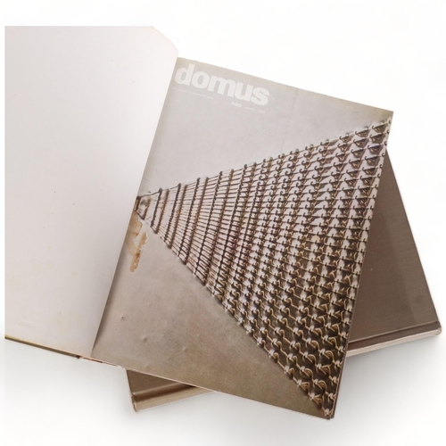 127 - Domus, Italian design journal (Furniture, Interiors, Graphics etc.) complete series for 1965 bound i... 