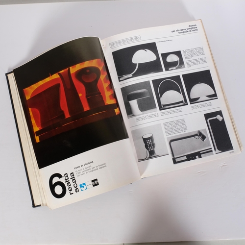 128 - Domus, Italian design journal (Furniture, Interiors, Graphics etc.) half year for 1968, bound volume... 