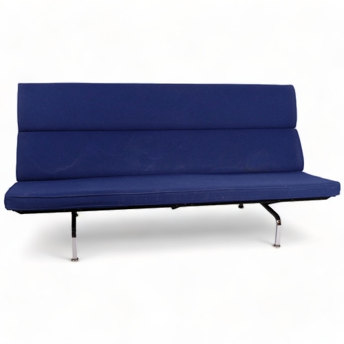 130 - Charles Eames, a mid-century design Compact Sofa by Herman Miller, the original design 1954, the bac... 