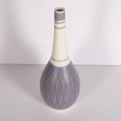 150 - Alfred Read and Guy Sydenham for Poole Pottery, a Poole contemporary Freeform Carafe Vase, shape 698... 